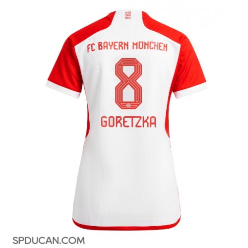Zenski Nogometni Dres Bayern Munich Leon Goretzka #8 Domaci 2023-24 Kratak Rukav
